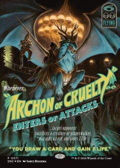 Archon of Cruelty Duskmourn Commander Montester Movie Art